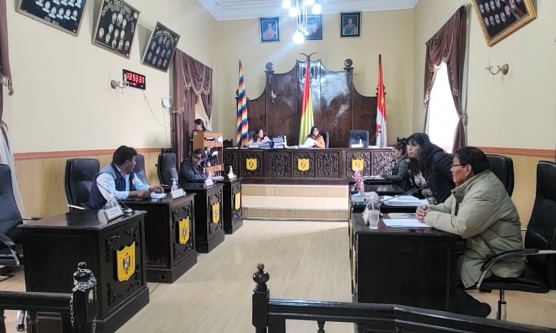 Lesly Flores Mollo fue elegida como alcaldesa interina