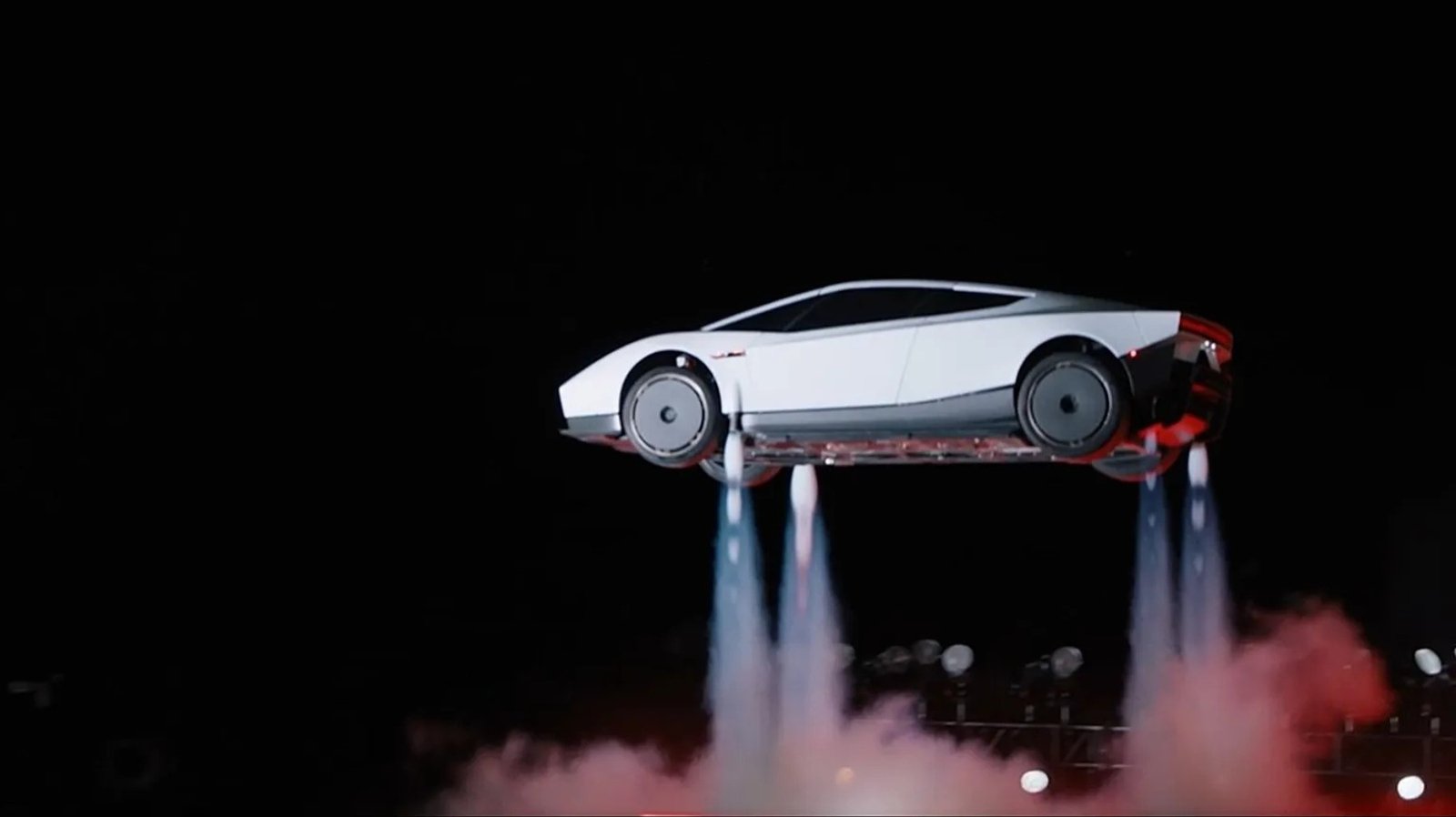 Tesla desafía la gravedad: Musk presenta un coche que vuela y acelera como un cohete